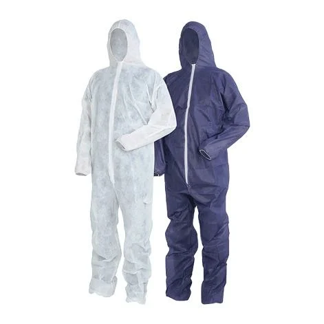 Guardwear OEM PP PE Reinforced White Waterproof Custom Hooded Overalls Microporous Sterile Protect PPE Coverall Suit Gown