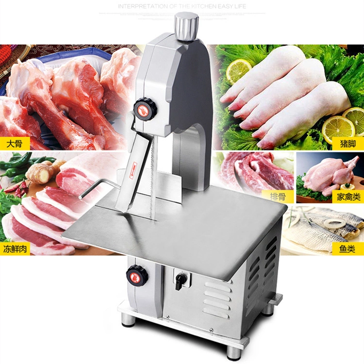 1500W Commercial Kitchen Fish Band Electric Meat Bone Saw Frozen Beef Cow Cube Cutting Machine