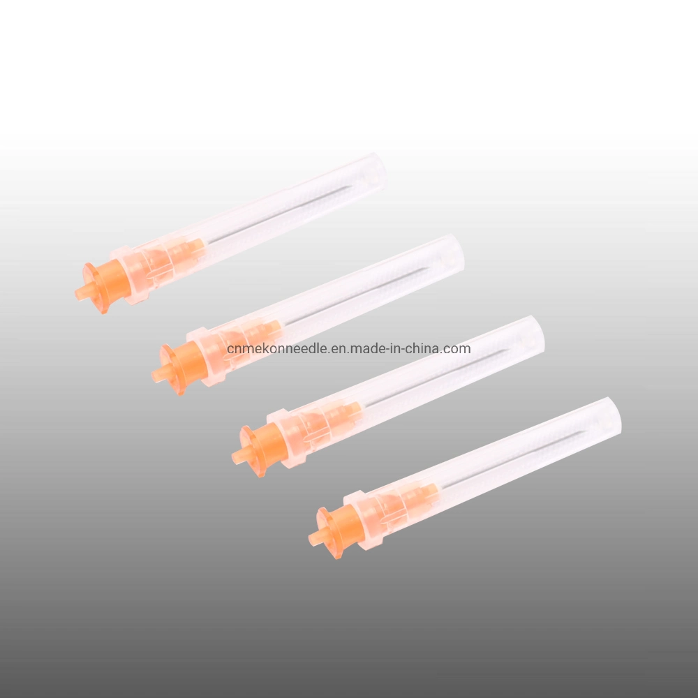 Low Residual Hypodermic Needle for Syringes 14G-33G