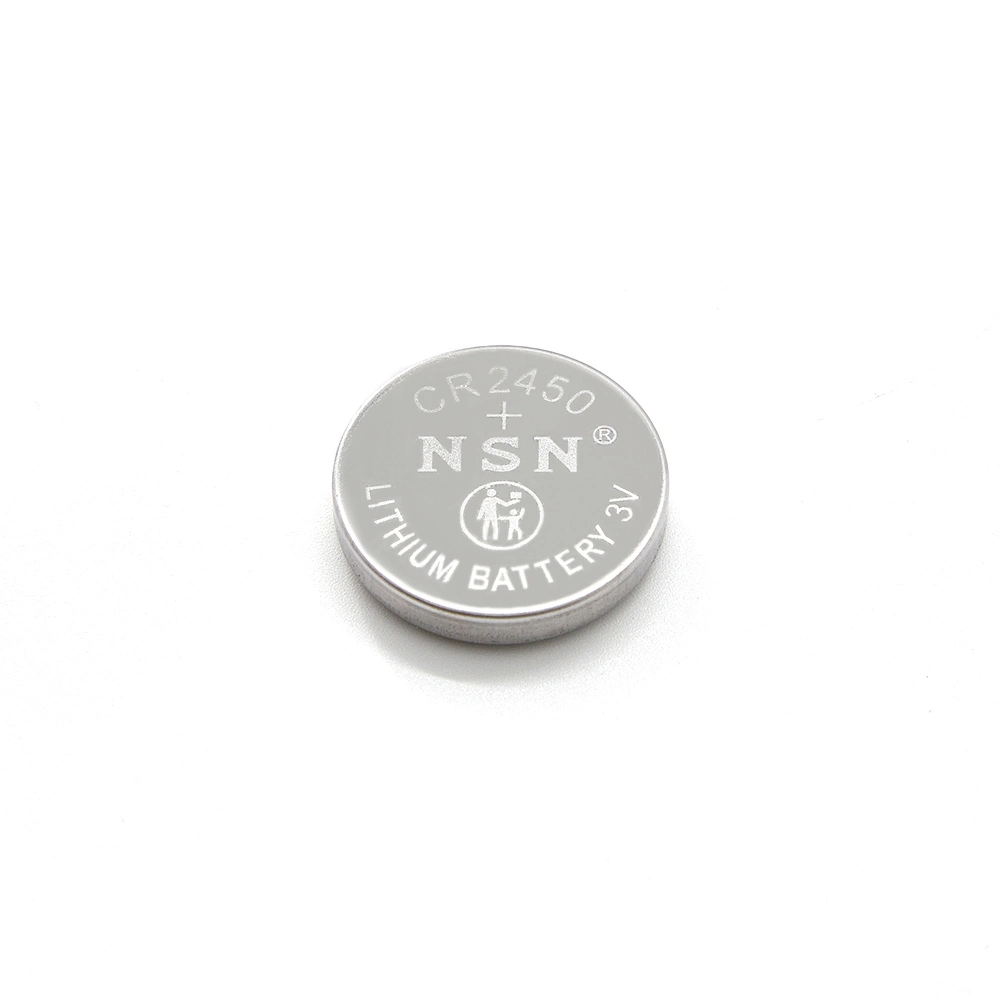 Cr2450 Primary 3V Lithium Button Cell Coin Battery for Remote Control, Scales, Calculator, Watch, Medical Instruments, Computer Motherboard, LED Lights.