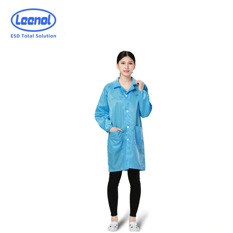 Cleanroom Garments Antistatic Strip Coverall ESD Safety Suits Work Uniform