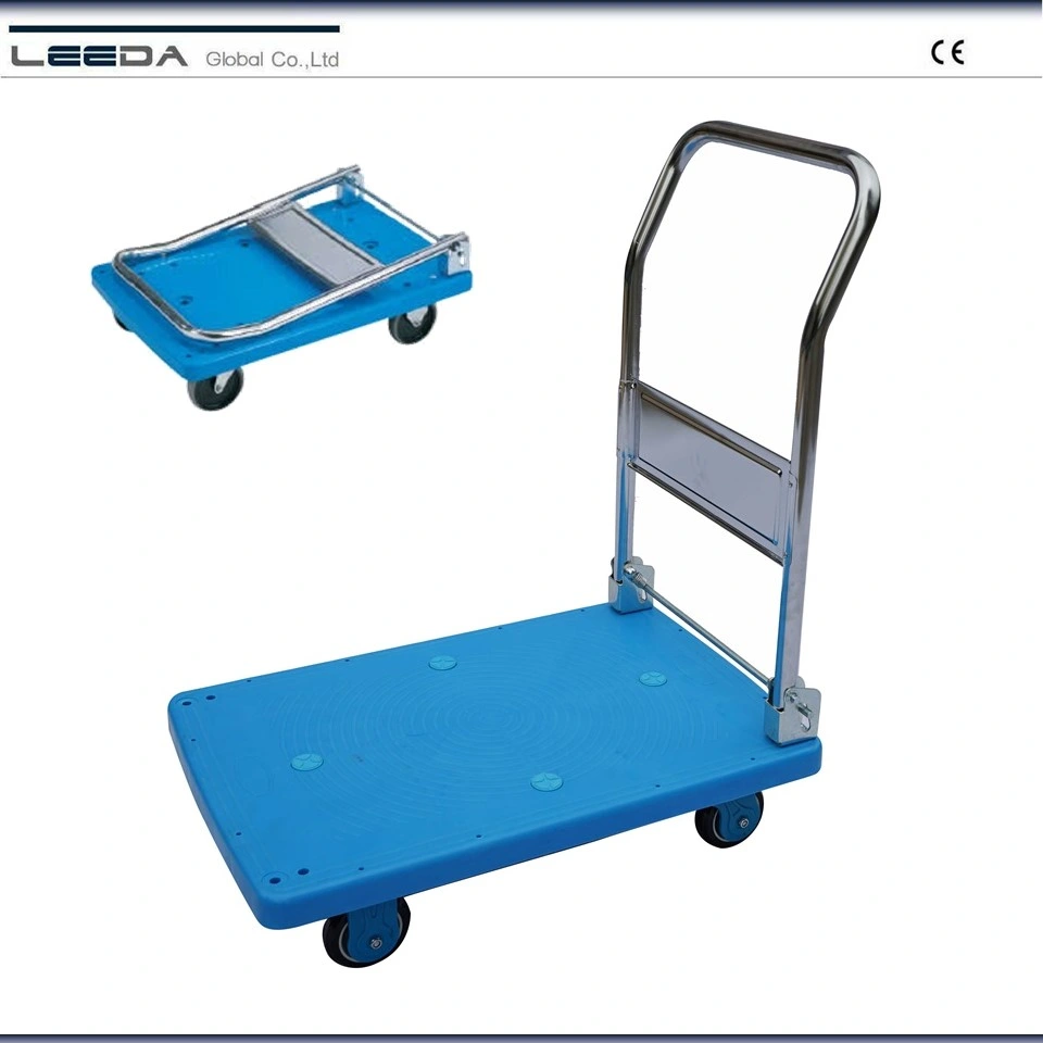 300kg Plastic Platform Trolley PC301b with Non-Marking Silence Casters