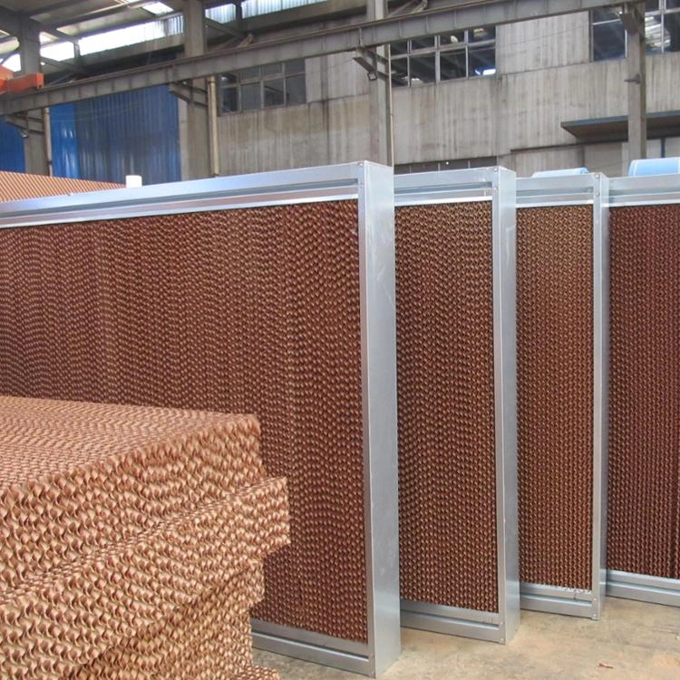 Pad Air Cooler/ in Evaporative Cooling Pad for Water Air Cooler/ Animal Husbandry/Poultry Farm/Livestock in Brown Color Farm Equipment