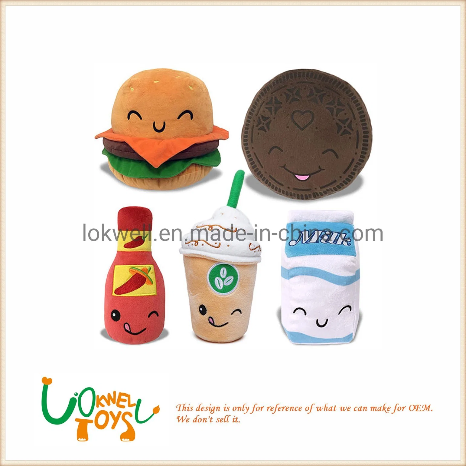 Simulation Snacks Food Plush Stuffed Toys