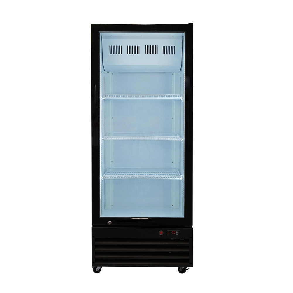 Supermarket Upright Drinking Display Glass Door Coca Cola Fridge Equipment