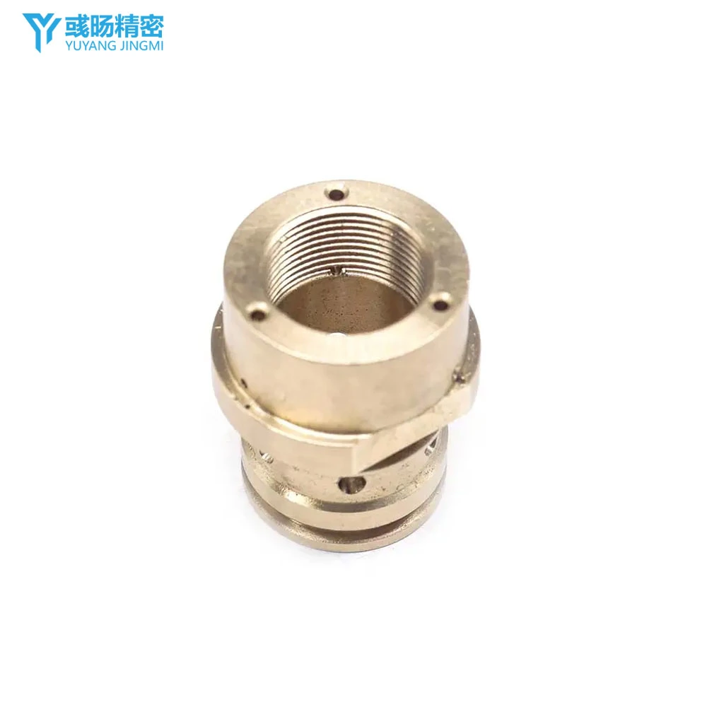 Brass Joint Auto Motorcycle Accessories CNC Aluminum Alloy Housing Machining Parts