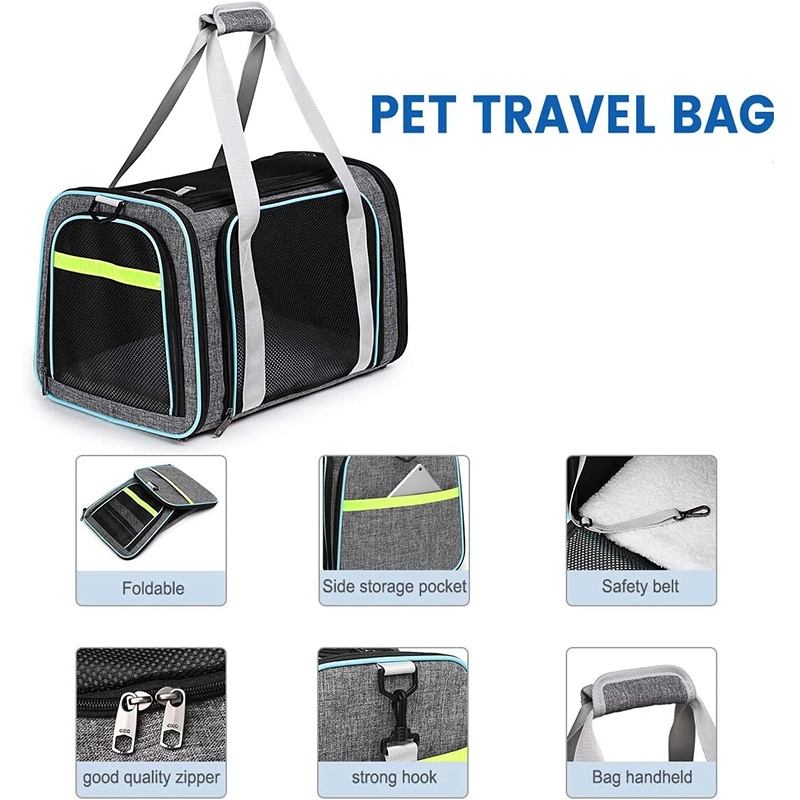 Waterproof Foldable Multi-Ways Carry on Cat Pet Carrier Bag