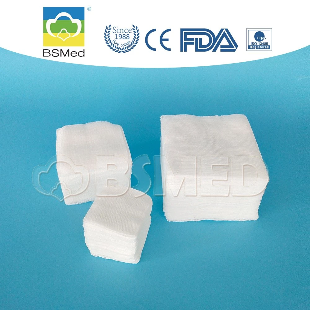 100% Cotton Medical Absorbent Sterile Gauze Swabs