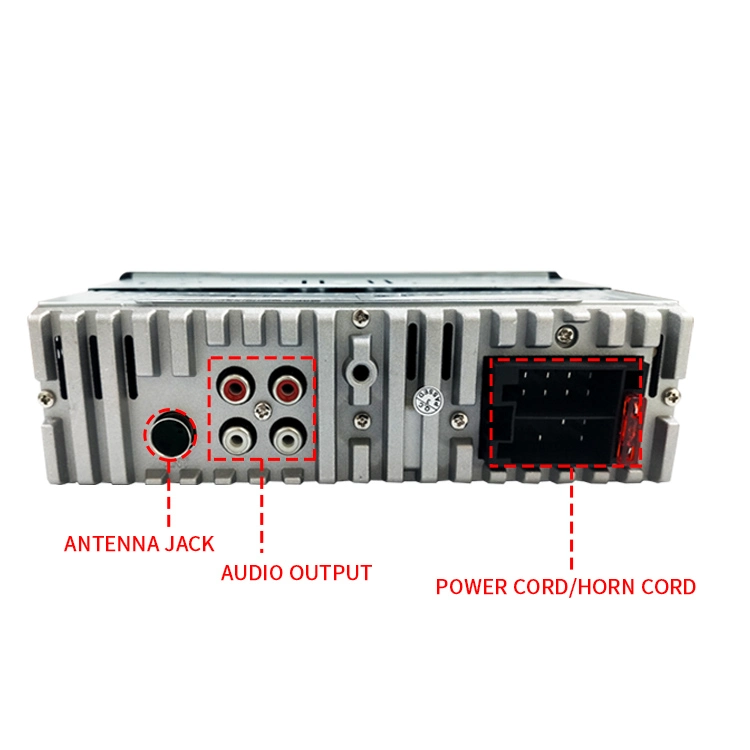 Autoradio stéréo Multicolor Lecteur MP3 avec entrée auxiliaire audio de voiture Bluetooth USB port SD