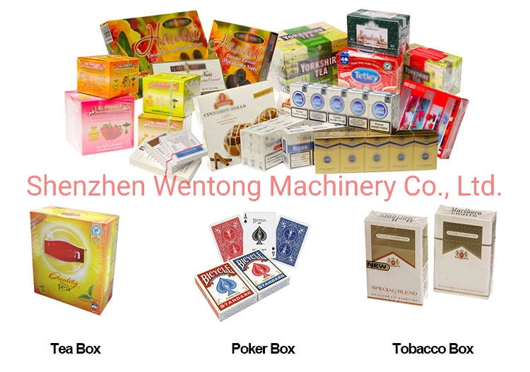Transparent BOPP Film Packing Machine Cigarette Box Wrapping Machinery