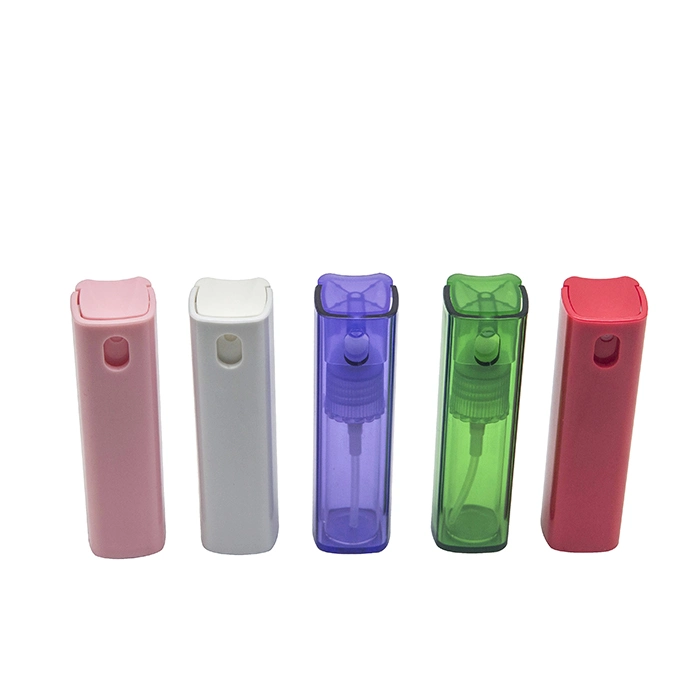 flacon pulvérisateur à tube carré de 10 ml, 15 ml, flacon pulvérisateur à souffle frais Vaporisateur pulvérisateur portable rechargeable