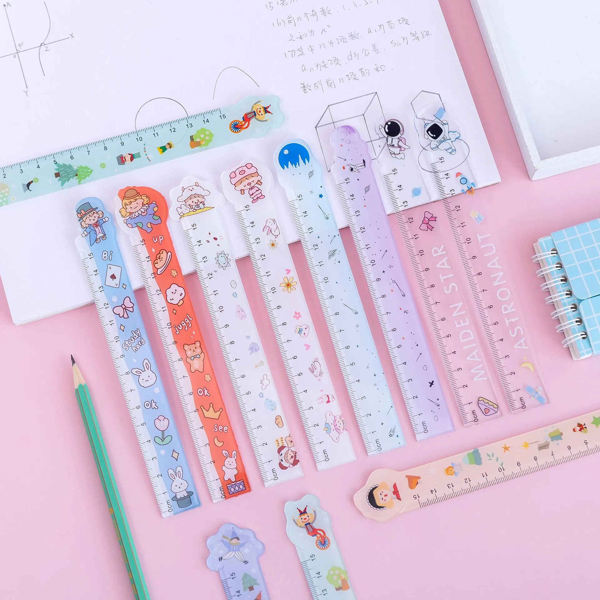 Wholesale/Supplier Small Fresh Cartoon Cute Students Draw Straight Ruler for Students