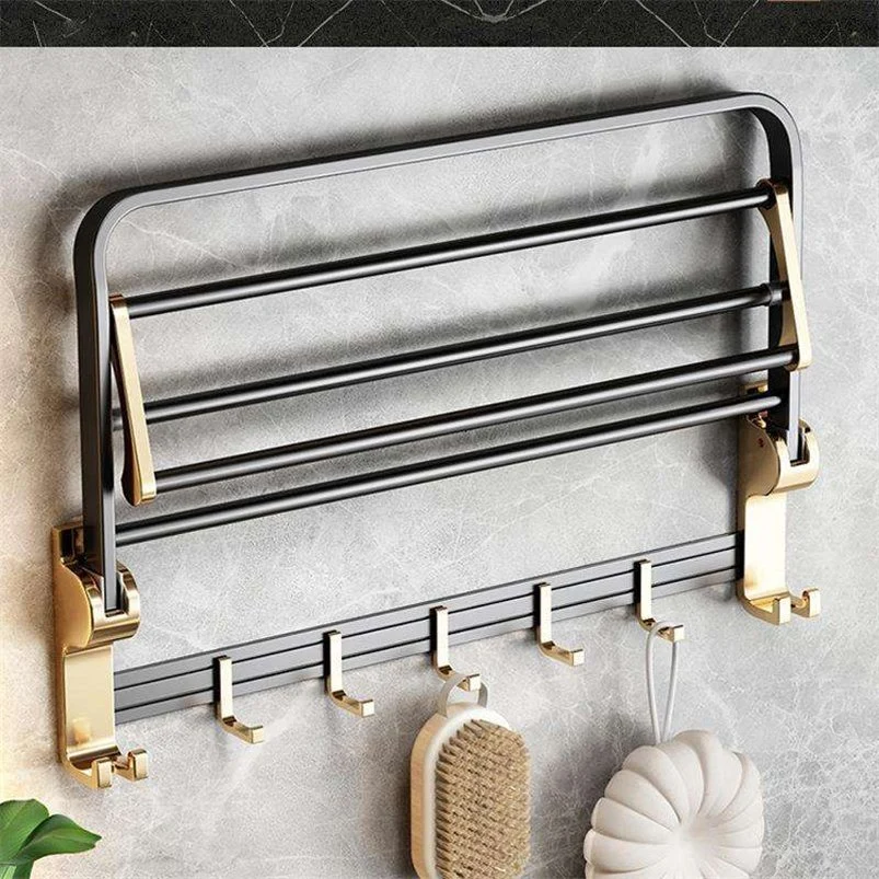 Modern Stainless Steel Wall Mounted Bathroom Accessories Set Polished/Matte Black/Gold Bathroom Products Accessories