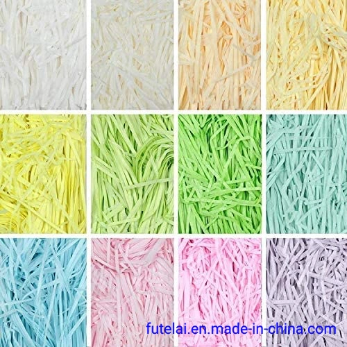 100g/Bag Filling Paper Decorative Crinkle Cut Paper Shredded Shred Paper