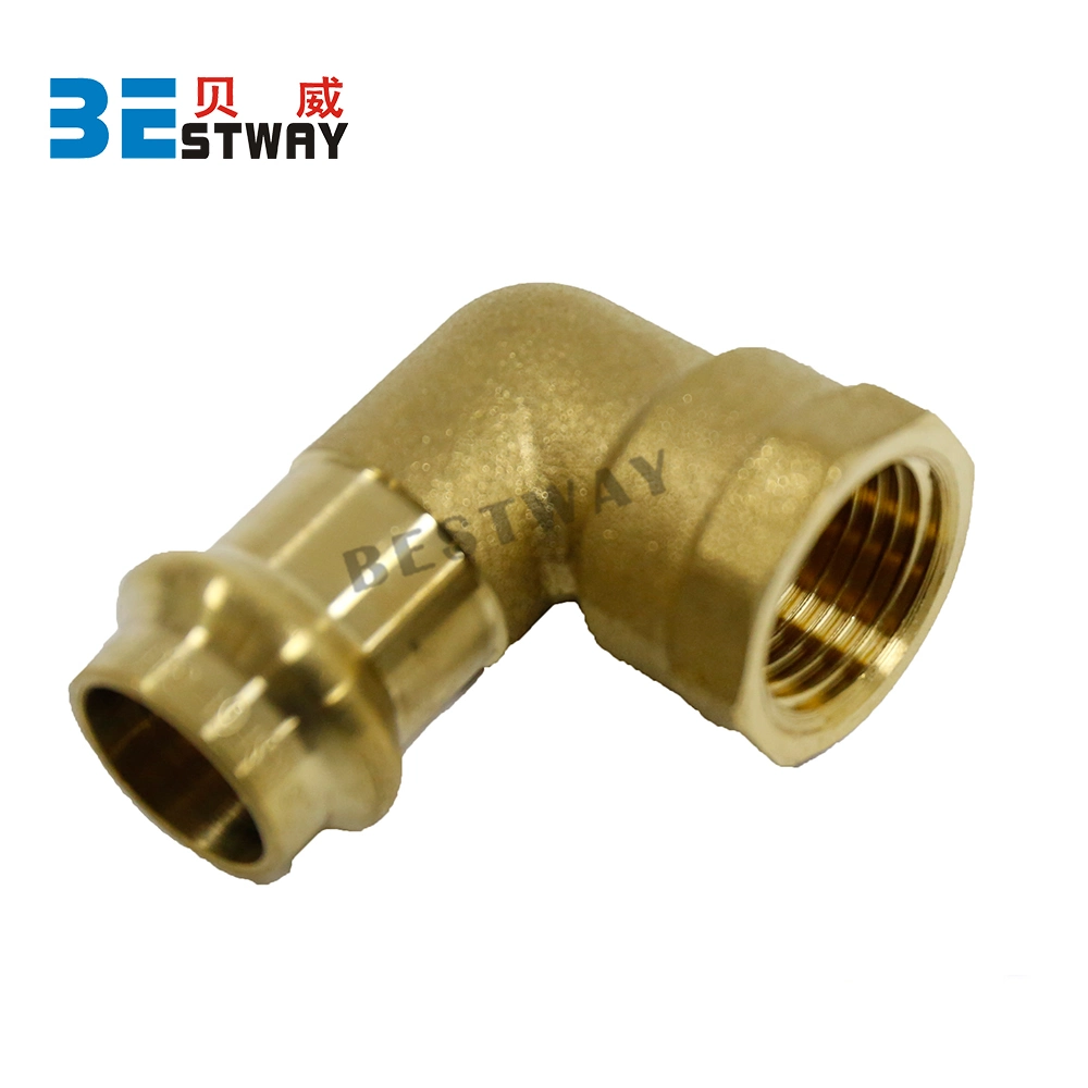 Brass Press Fittings Elbow Tee Coupling Reducer Plumbing Pipe Fittings