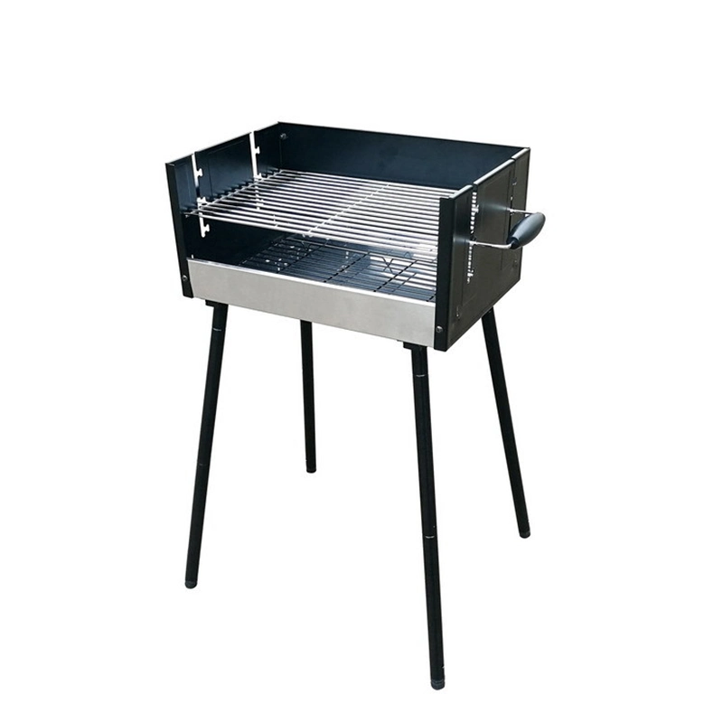 Bon prix Outdoor Camping Jardin d'accueil portable épaissies en acier inoxydable de haute capacité de charbon de bois Barbecue