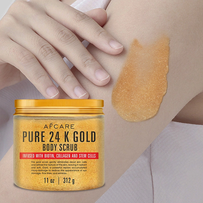 Best Selling Exfoliating 24K Gold Scrub Nature Deep Cleaning Whitening