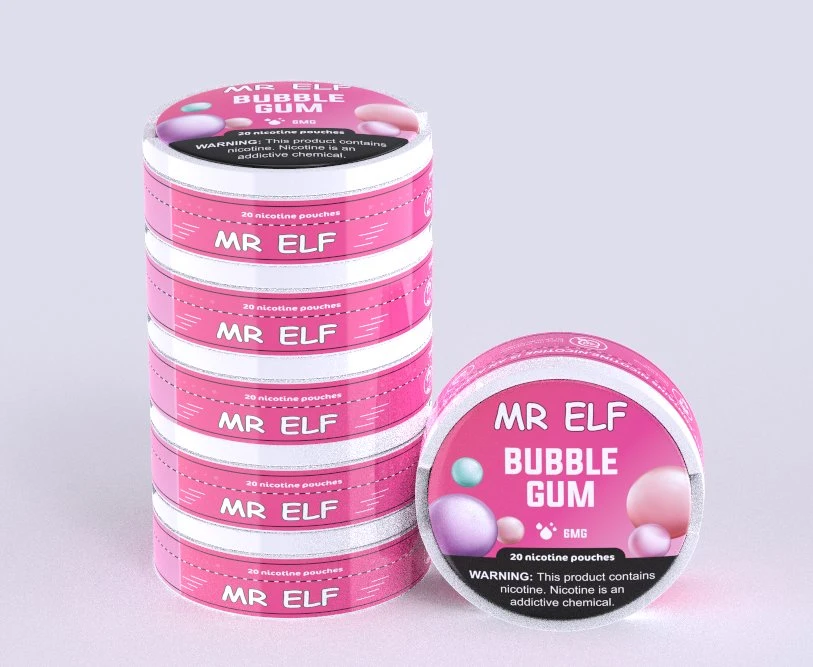 Sr. Elf 6mg Tabaco sin humo Bolsa de nicotina 20 Paquetes de Alto Pureza Snus Oral Nicotine vs Zyn en velo EGP