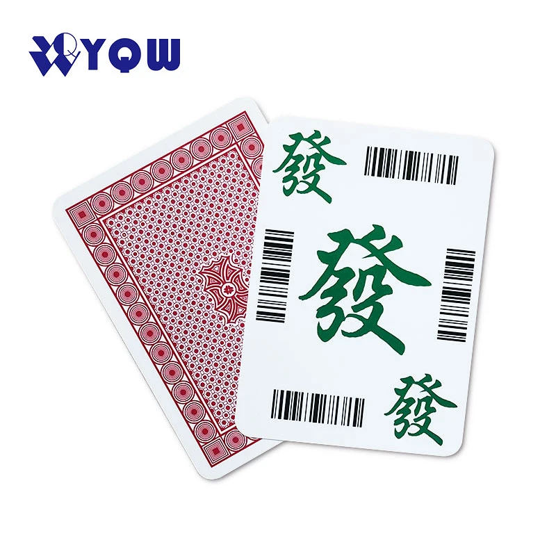 Custom RFID PVC UHF Paper Playing Cards Poker Set Poker Cards