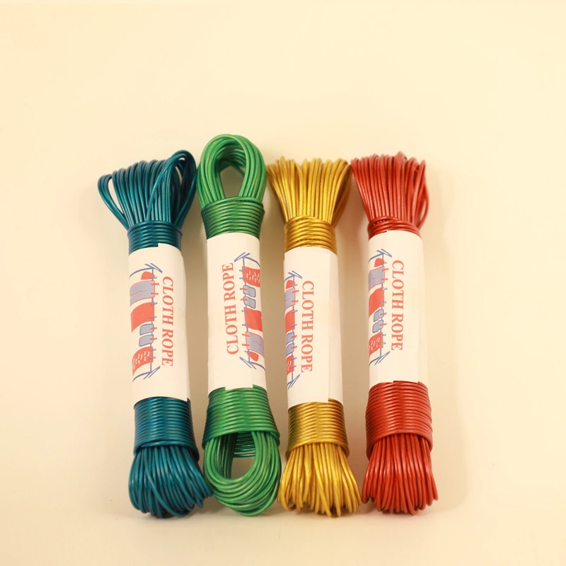 PVC + High - Strength Polyester Yarns Clothesline, 4 mm Paper Card Packaging,