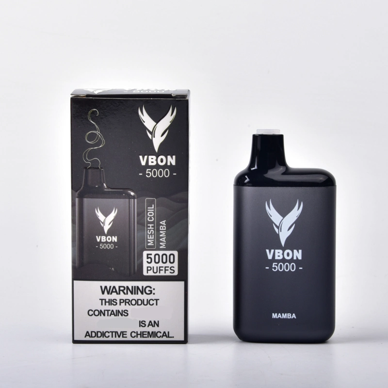 Vbon Bar Stock en EU Fast Delivery 5000 Puffs E-CIG Cápsula desechable