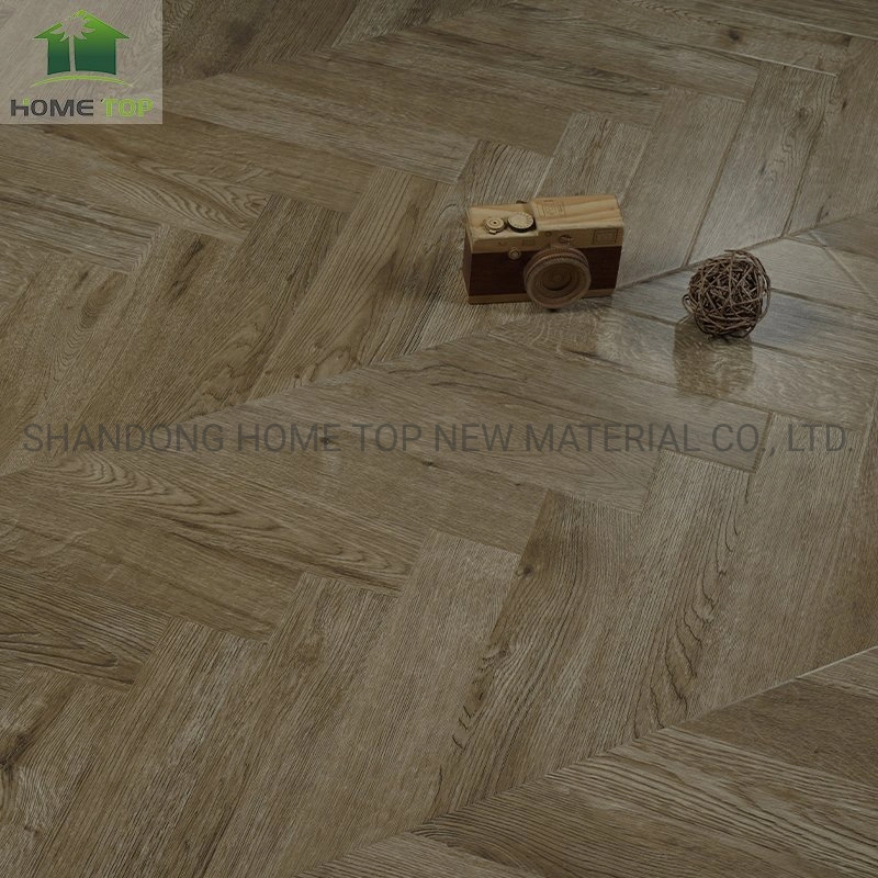 Les planchers laminés Chevron Étage 12mm Engineered Wood pour la décoration de chauffage au sol de magasins disponibles Accueil Morden planchers laminés de style