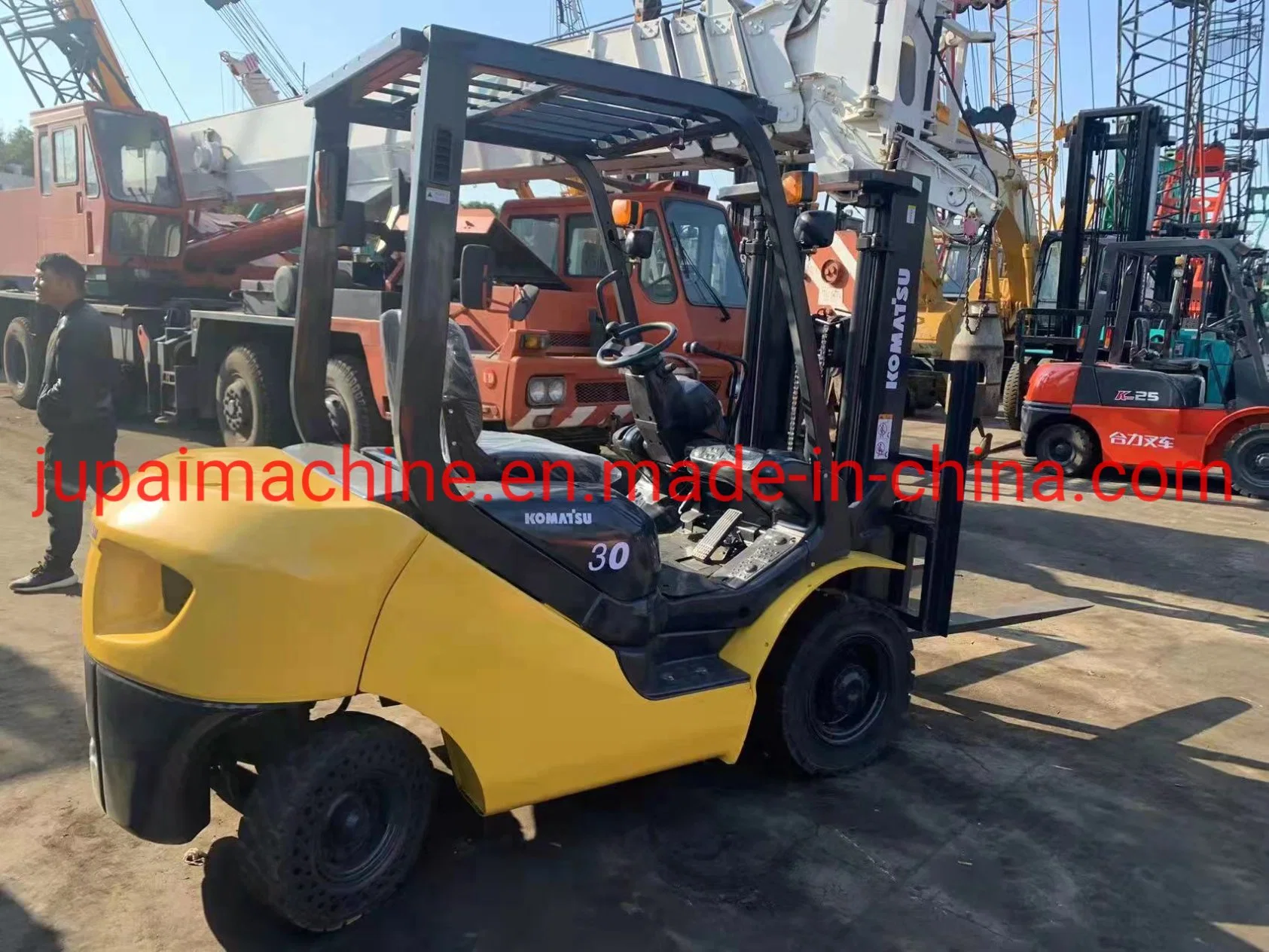 Japanese Original Electric LPG Diesel Used Forklift Komatsu Toyota 3ton 3.5ton Forklift