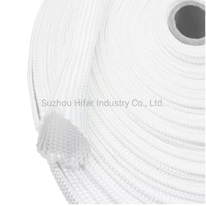 Glass Fibre Wire Cable Hose Protection Heavy Wall Braided Glass Fiber Fire Sleeve