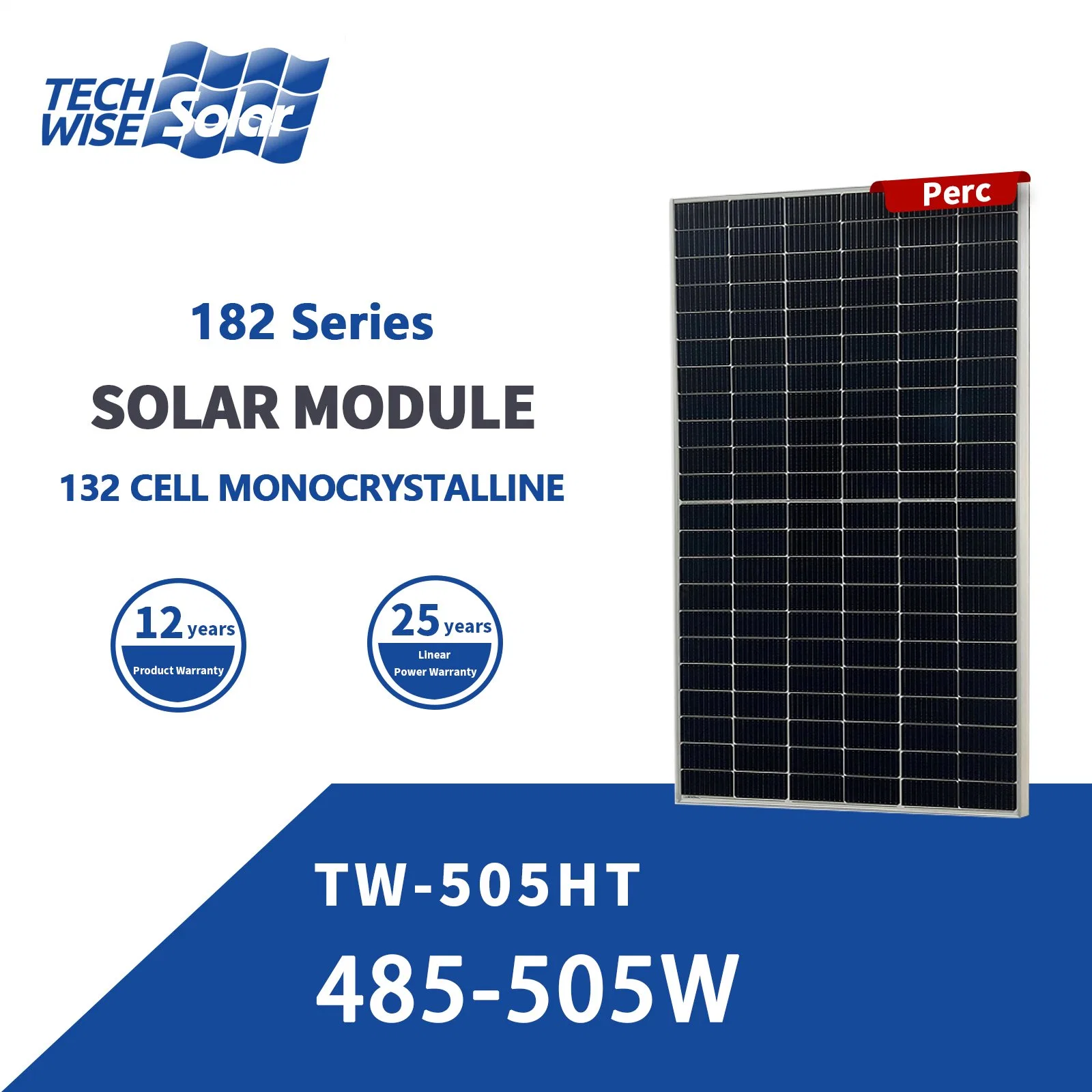 500W Solar Power PV Module Cell Panel Mono Solar Panel for Home Solar Energy System Photovoltaic Solar Energy Panel Home Solar Power System Solar Module