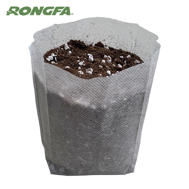 Eco Friendly Seedling Grow Bag Non Woven Biodegradable Non Woven Felt Fabric Plant Grow Bags