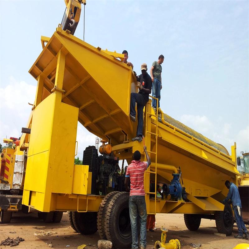 Máquina separadora de diamantes de Oro de tierras aluviales para la venta