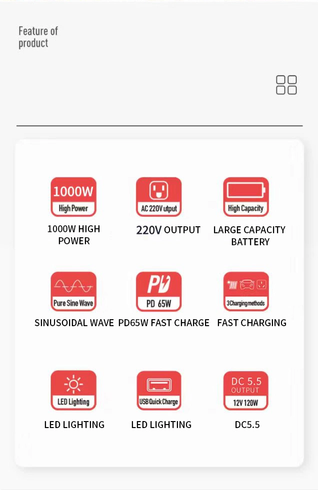 Alimentation de secours portable pour batterie de stockage