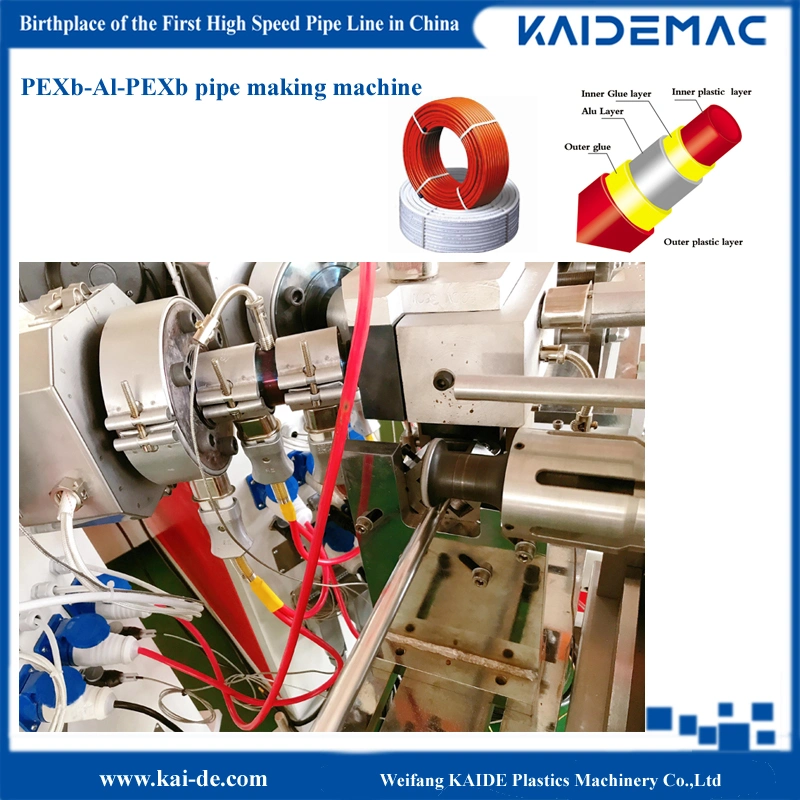 Pex-Al-Pex Pipe Making Machine Pipe Al-Plastics Overlapped Welding Machine