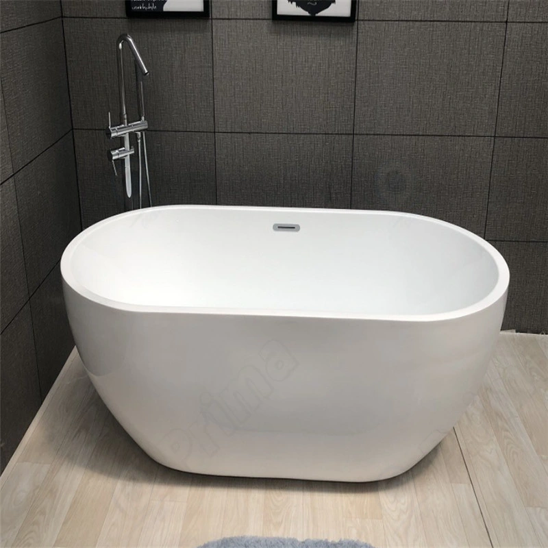 Small Size Matt Solid Surface Freestanding Bathtub Pedestal Bathtub