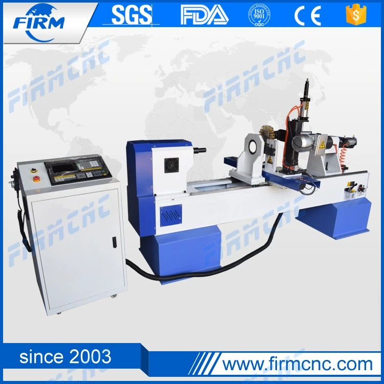 Panel Controller Polishing Drilling Function Mini CNC Wood Lathe Machine Low Price Sale