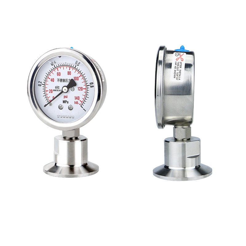 Top High quality/High cost performance Cheap Low Professional Manufacture Ytp60bf Sanitary Diaphragm Pressure Gauge