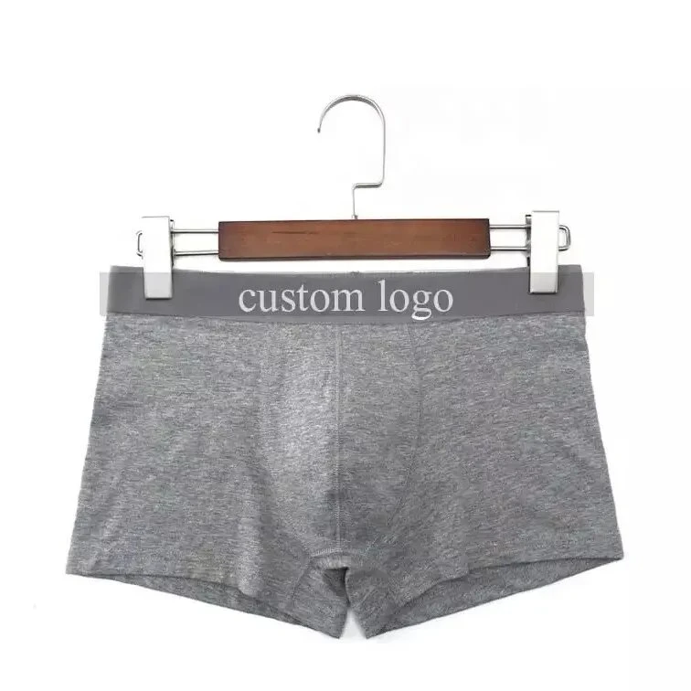 Custom Designs Logo 5 Inch Inseam Men Underwear Plus Size Underwear for Men