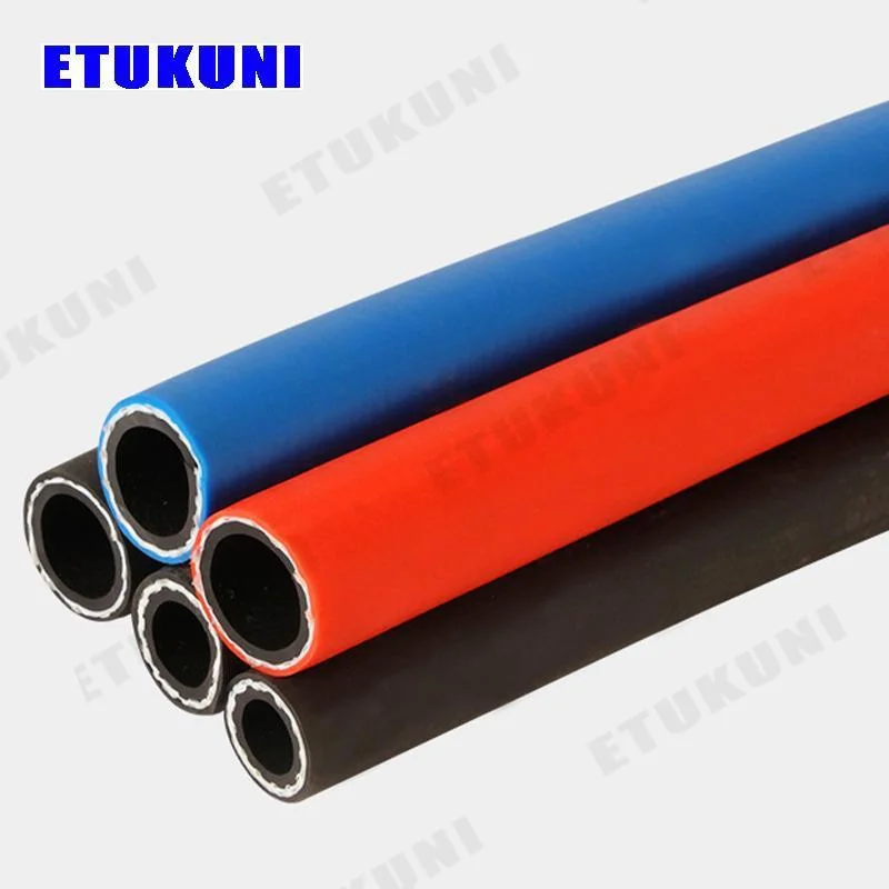 Tensile Pressure-Resistant PVC Rubber Three-Layer Two-Line Pneumatic Hose for Gas Flushing Equipment