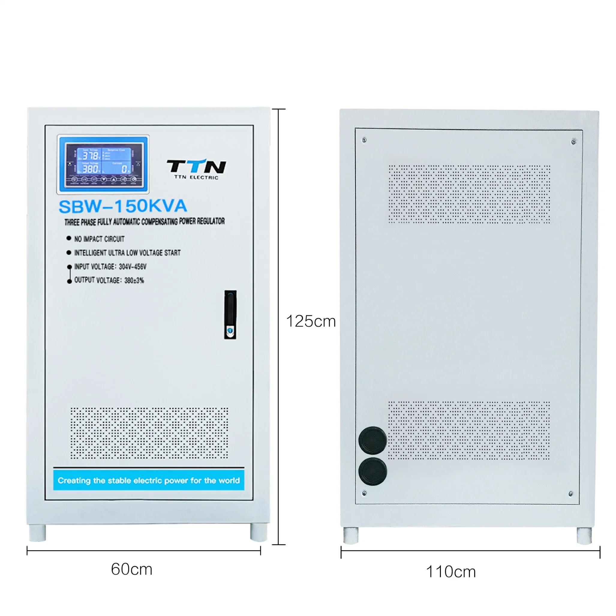 Factory Price 150 kVA Three Phase Servo Power Guard AC Automatic Stabilizer/Regulator for Laser Machine