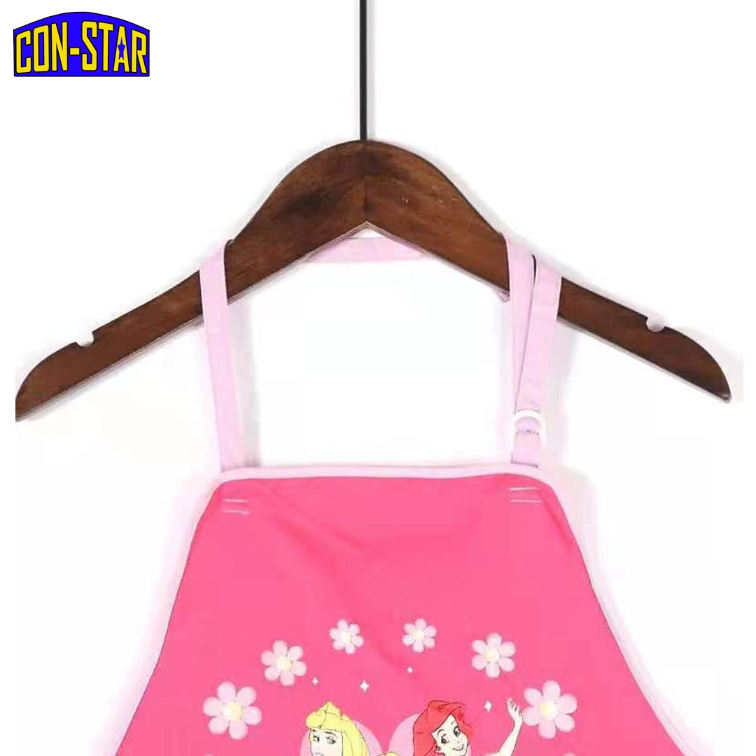 OEM Princess Apron Cotton Kids Toy Apron Hat and Oven Mitts Set BSCI Factory