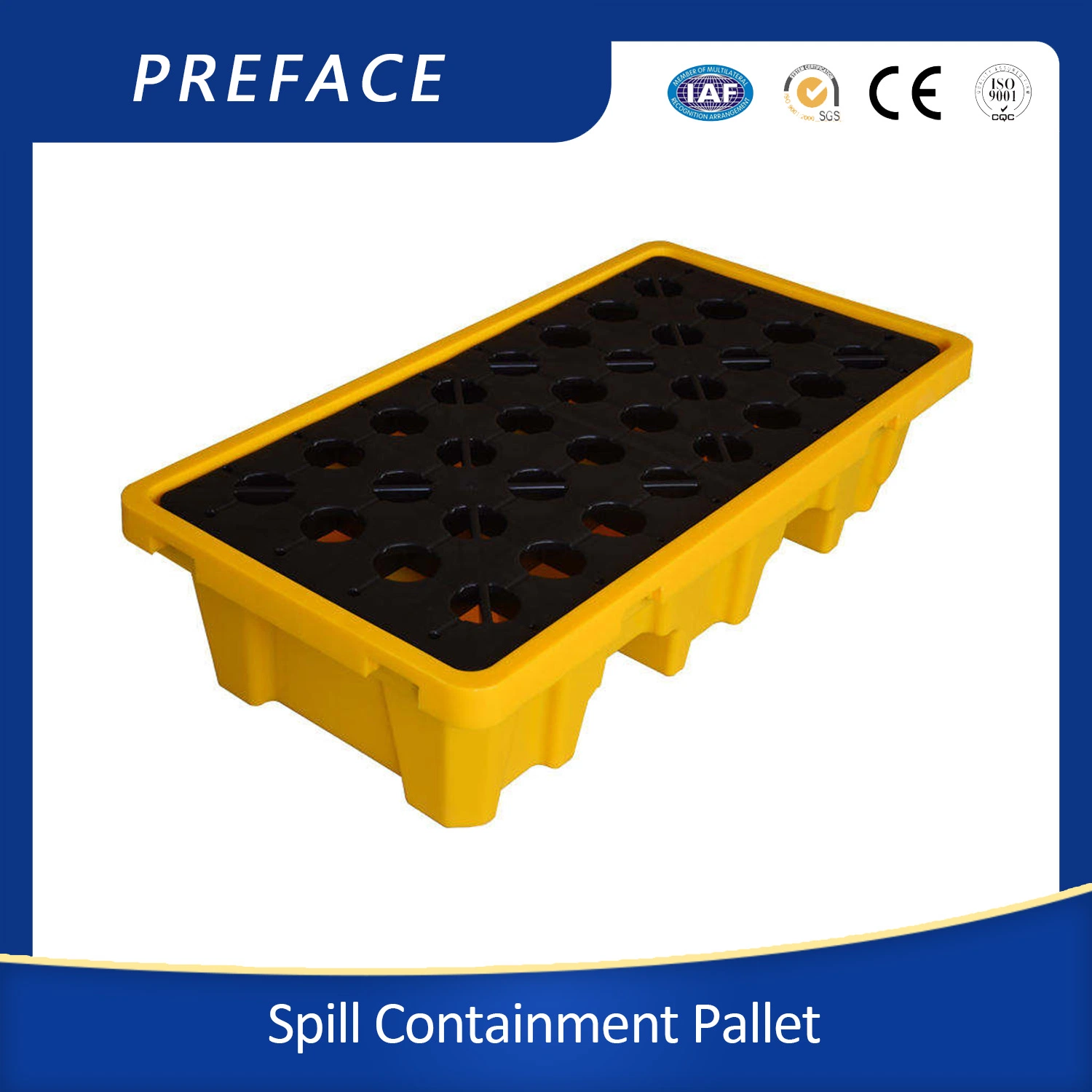 High Quality Spill Pallet Secondary Containment Pallet Oil Pallet for Oil Chemicals