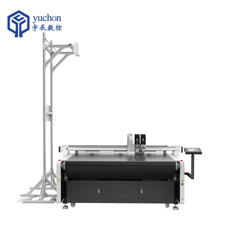 Funda de asiento Yuchon / máquina de corte sofá de tela con sistema de proyección