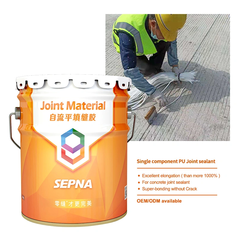 Sepna 20kg One Package Self Leveling Modified Silica Construction Adhesive Sealant for Airport Runway Square Wall Pipe Epoxy Floor Painting