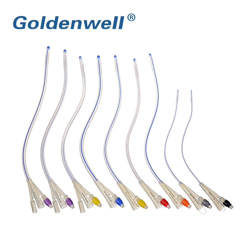 High quality/High cost performance  Disposable Medical All Silicone Foley Catheter Manufacturers