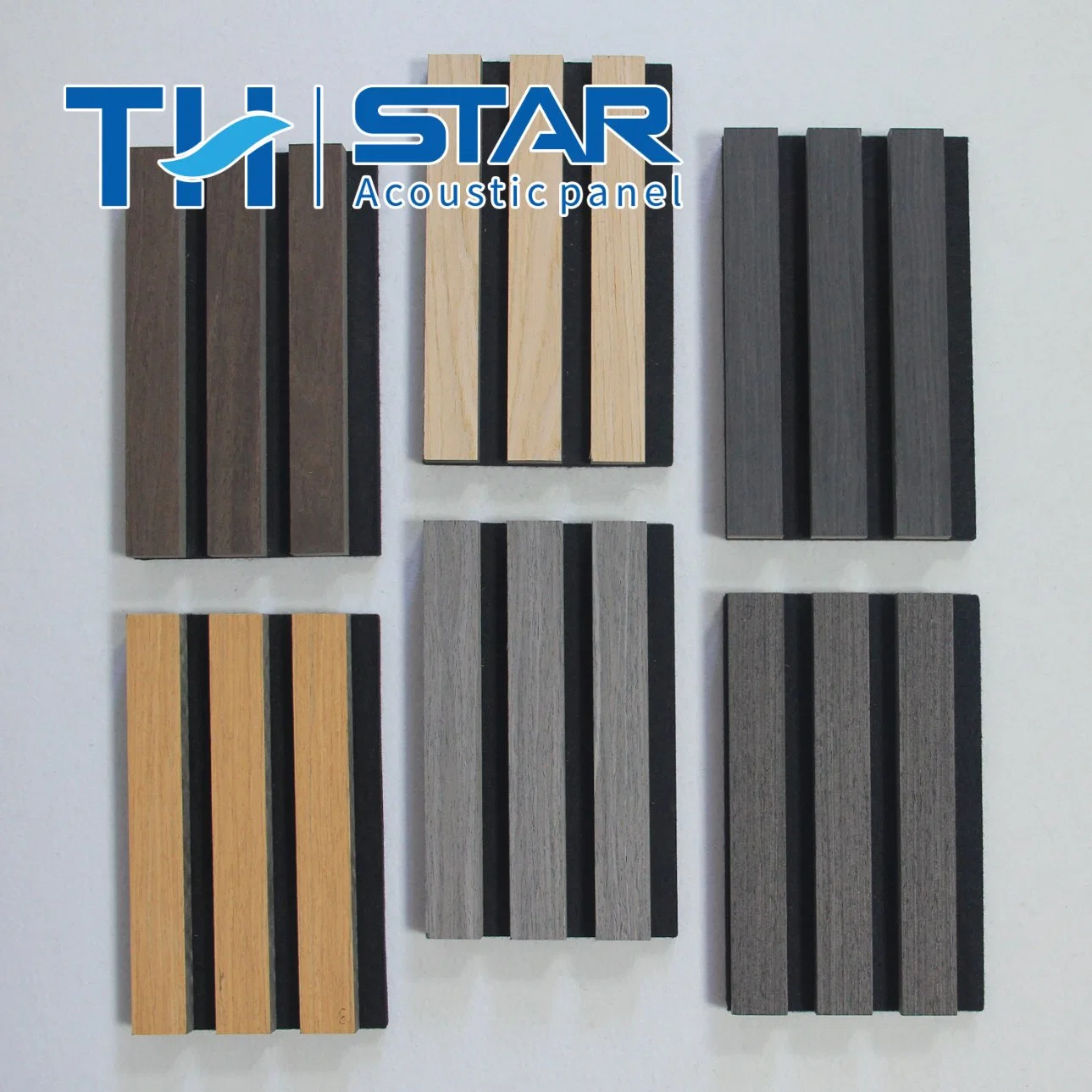 Acoustic Panel Wooden Panels Sound Proof Wall Polyester Acoustic Slat Wood Wall Panels Soundproof Fireproof