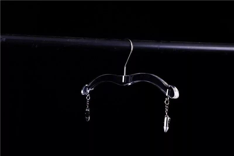 Acrylic Crystal Pants Hanger with Metal Clips/Hook