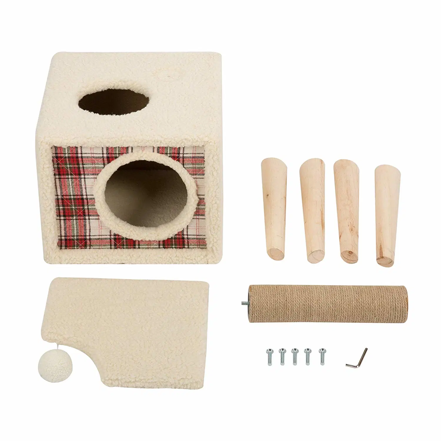 Guaranteed Quality Proper Price Cat Tree with Plush and Sisal Materials