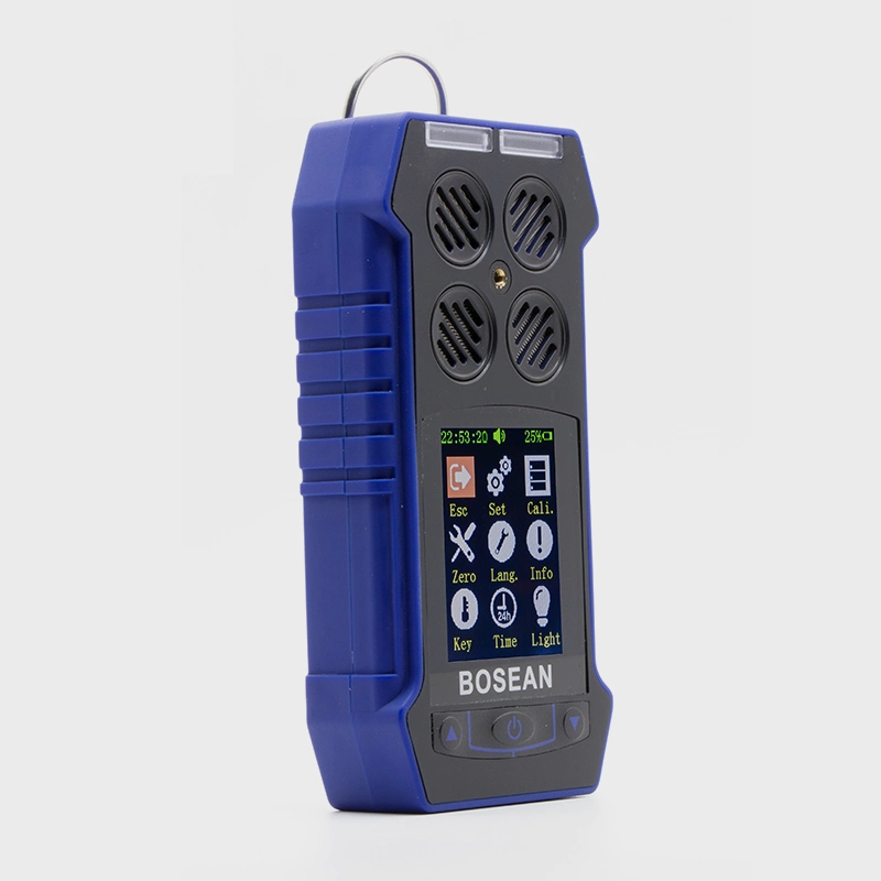 Portable Multi Gas Detector Lel Co O2 H2s 4 Gas Detector