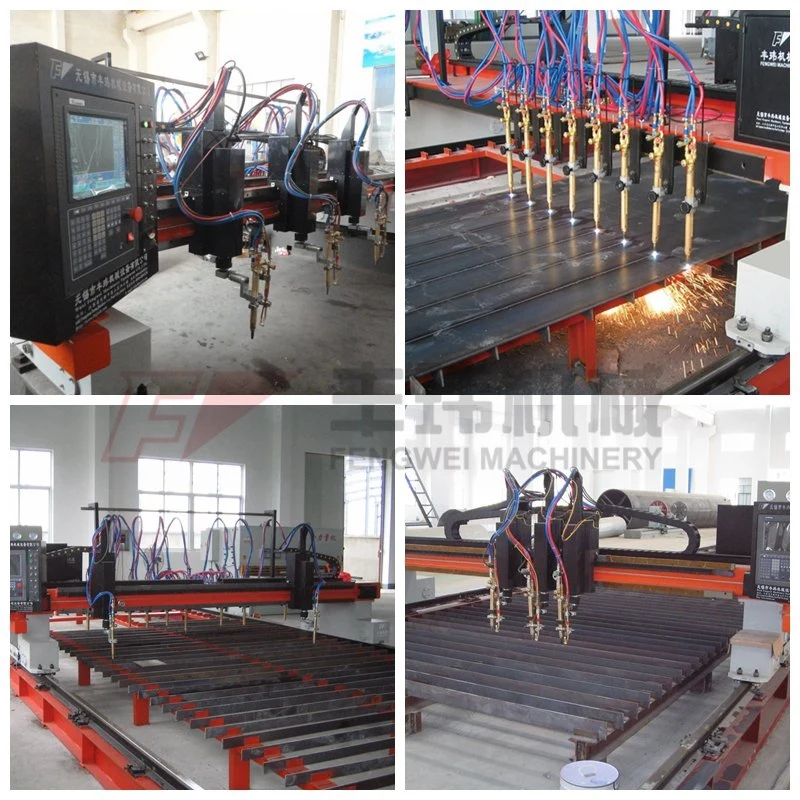 CNC Benchtop Oxy-Fuel Cutting Machine with Multiple Torches