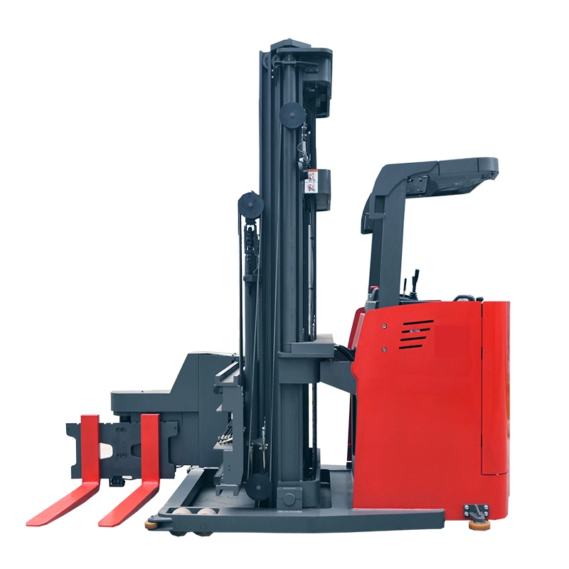 Warehouse Stacker Crane Steerable Electric Forklift Material Handling Truck